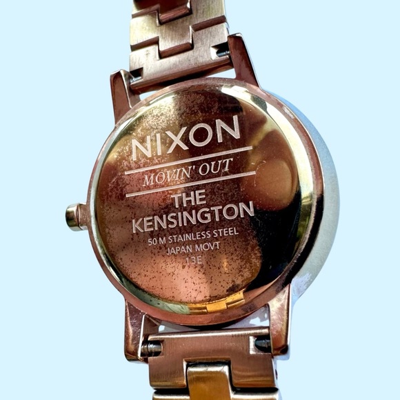 Nixon Womens Rose Gold The Kensington Round Bracelet Watch 2324 - Picture 5 of 5